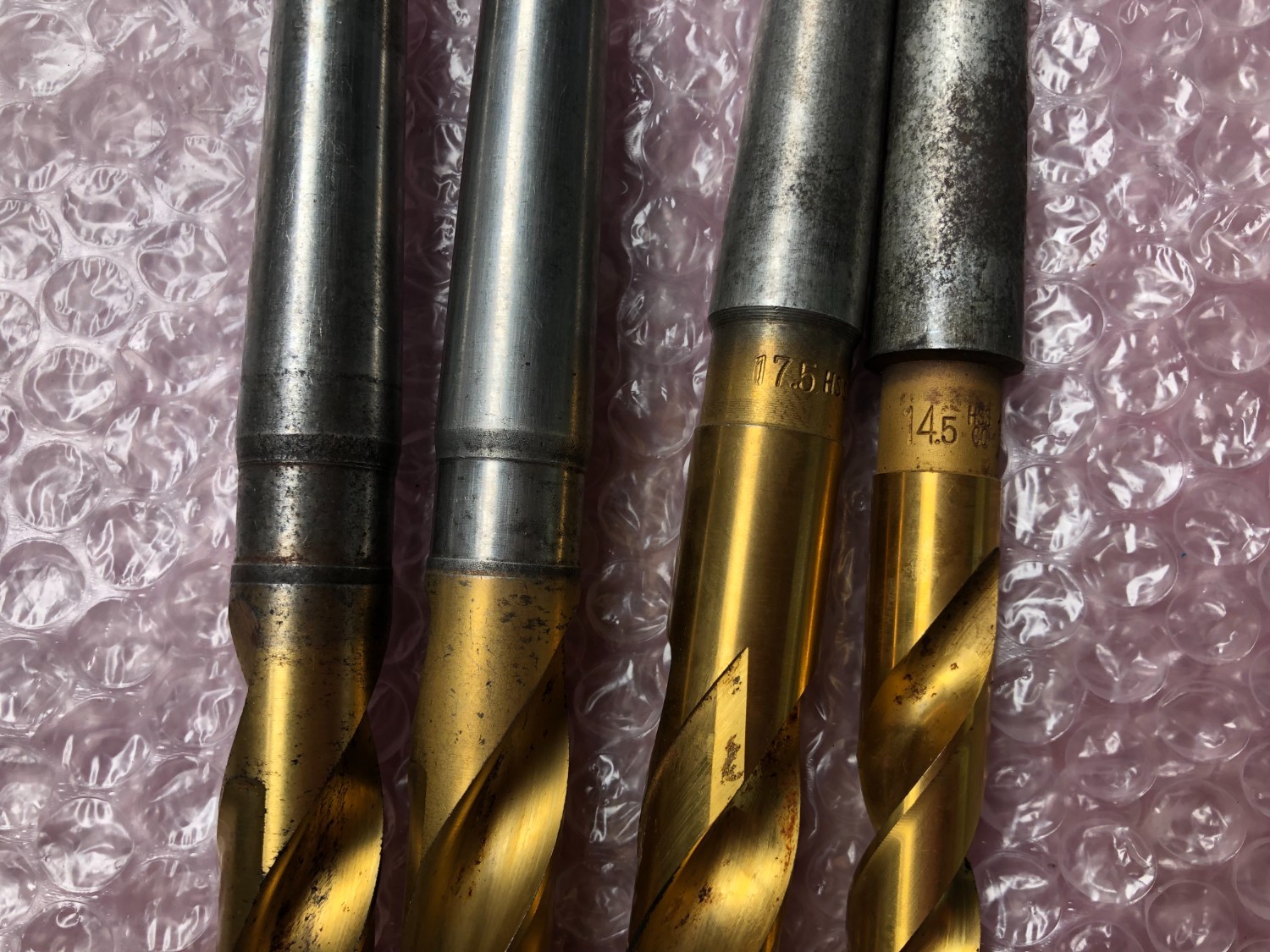 中古Taper shank drills 【テーパーシャンクドリル】φ14.5,φ17.5 KOBELCO