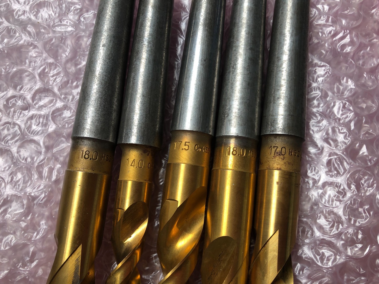 中古テーパ―シャンクドリル 【テーパーシャンクドリル】φ14,φ17,φ17.5,φ18 不明