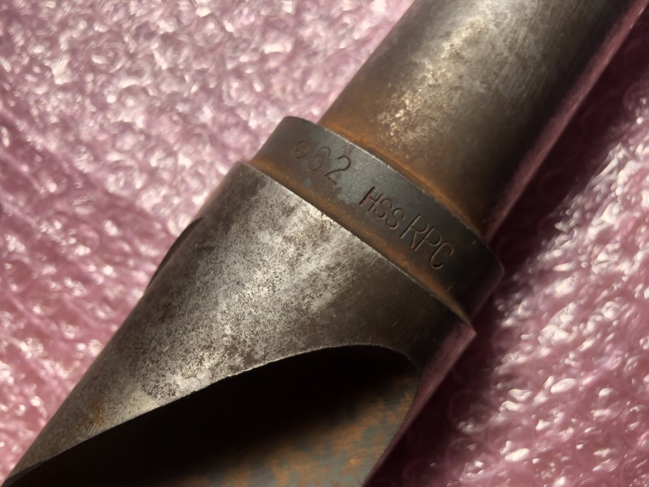 中古テーパ―シャンクドリル 【テーパーシャンクドリル】HSSシリーズφ62 不明