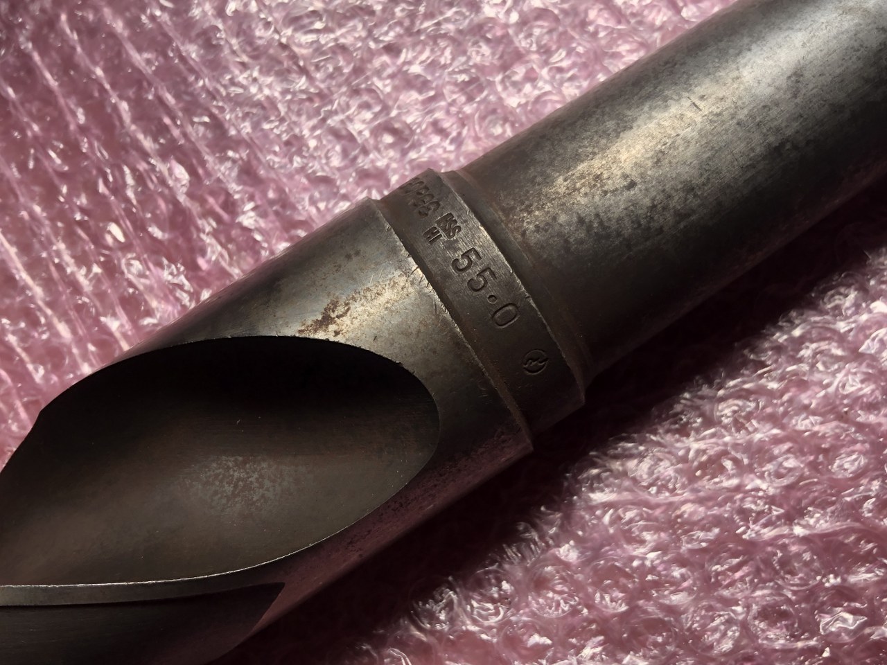 中古テーパ―シャンクドリル 【テーパーシャンクドリル】φ55　全長420ｍｍ NACHI FORCE