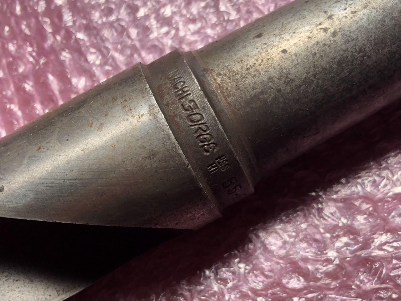 中古テーパ―シャンクドリル 【テーパーシャンクドリル】φ55　全長420ｍｍ NACHI FORCE