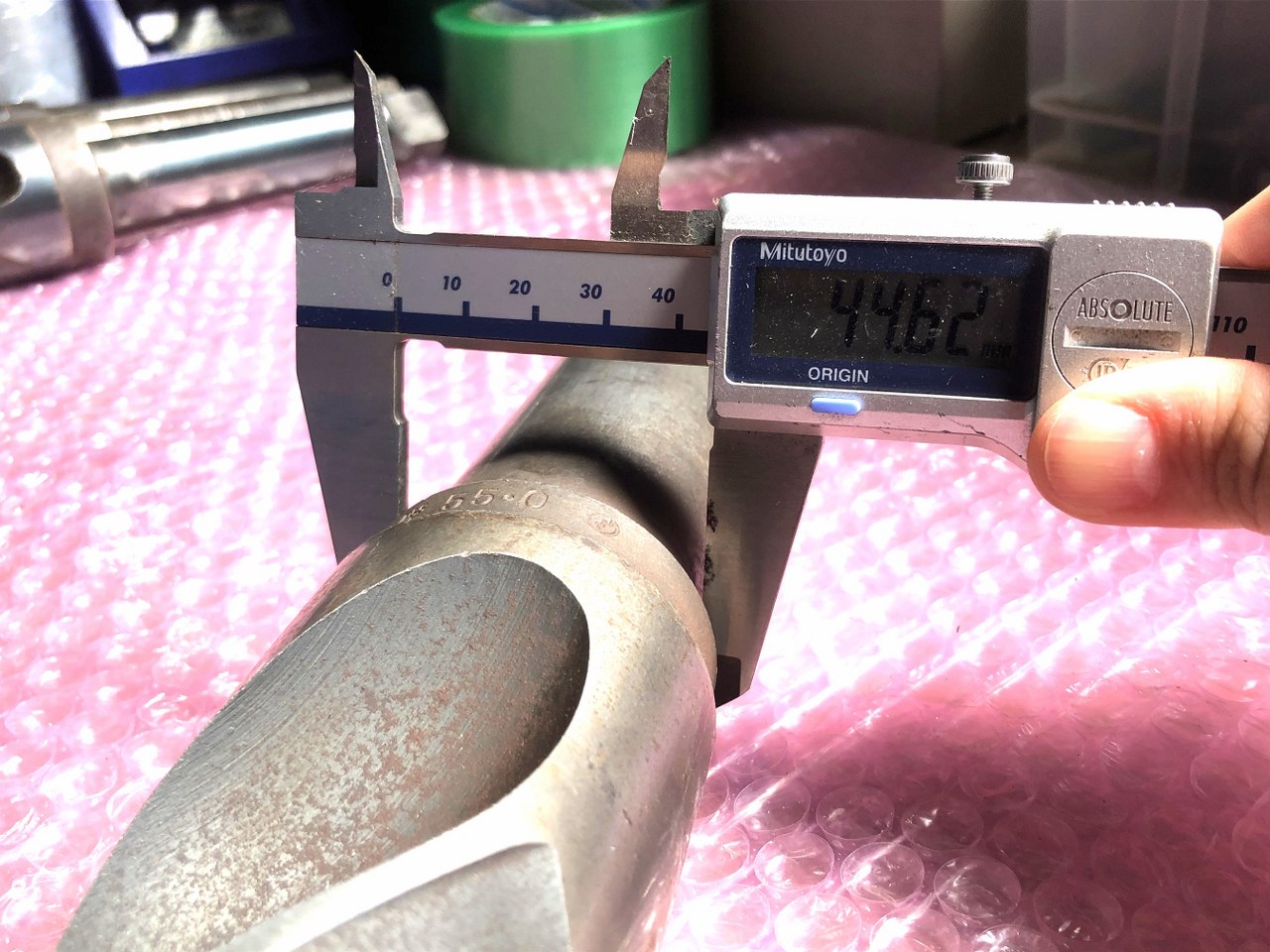 中古テーパ―シャンクドリル 【テーパーシャンクドリル】φ55　全長420ｍｍ NACHI FORCE