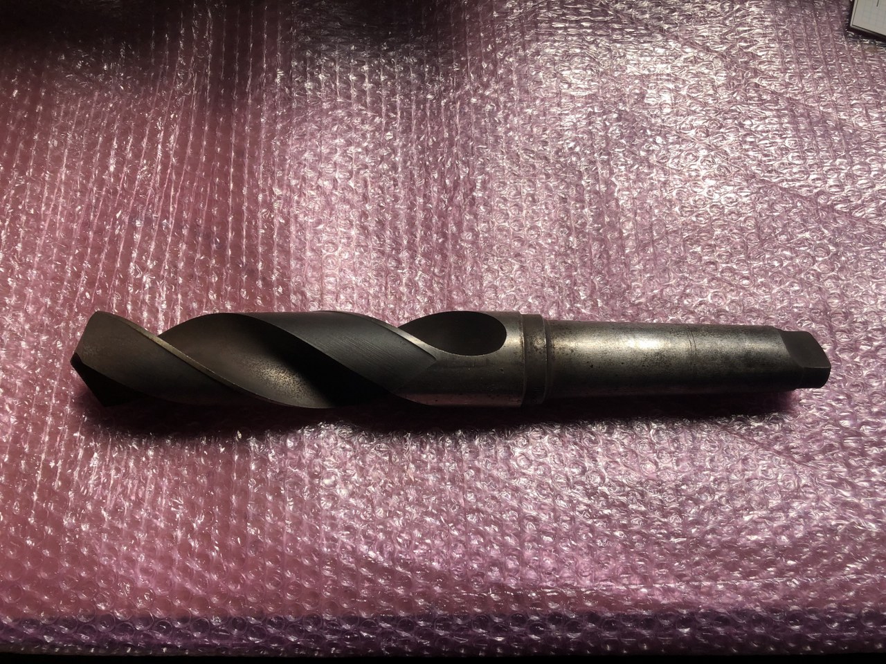 中古テーパ―シャンクドリル 【テーパーシャンクドリル】φ55　全長420ｍｍ NACHI FORCE