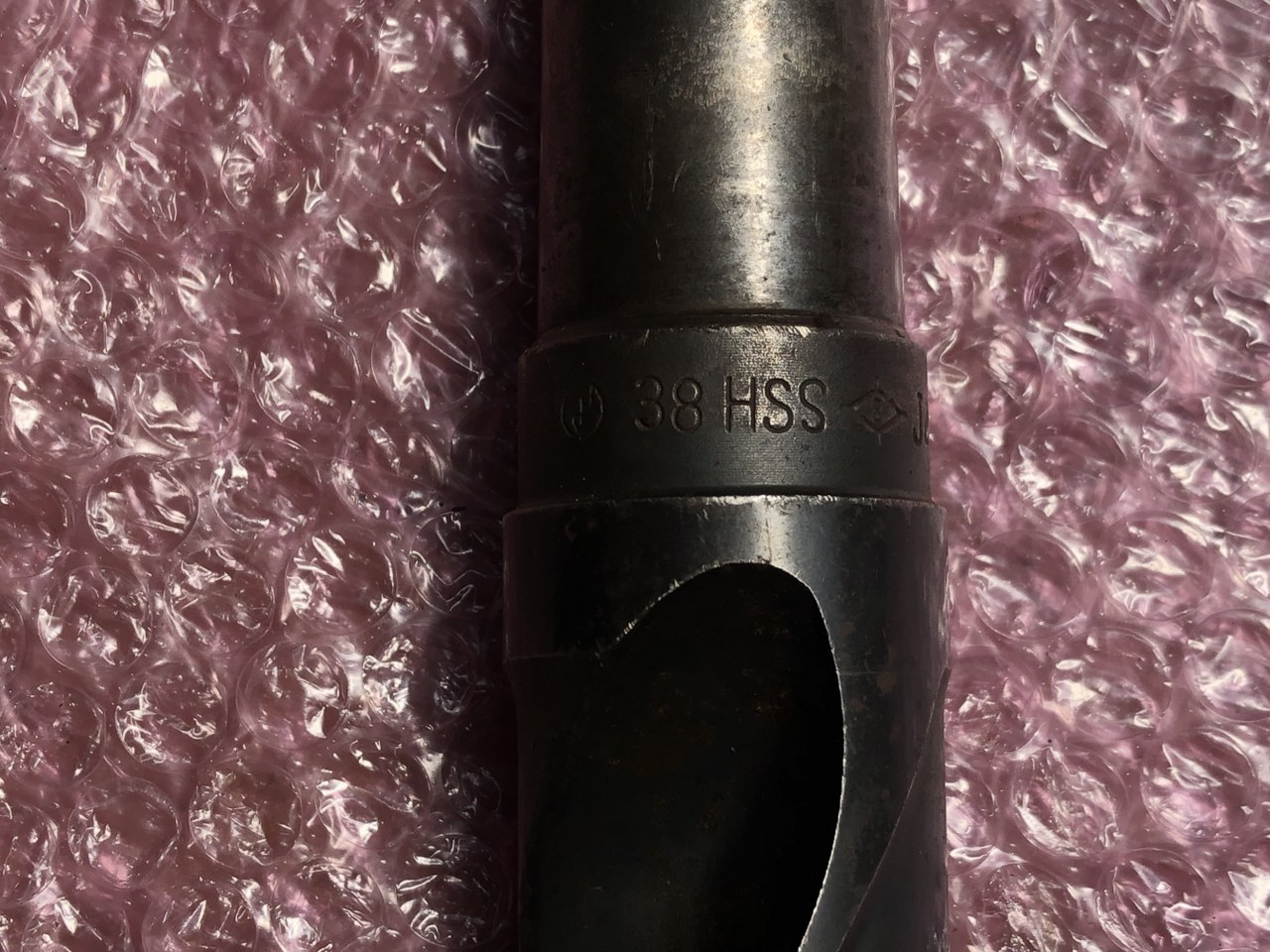 中古テーパ―シャンクドリル 【テーパーシャンクドリル】HSSシリーズφ38 不明