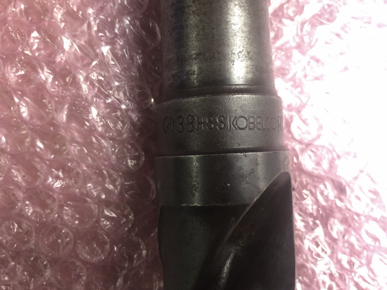 中古テーパ―シャンクドリル 【テーパーシャンクドリル】HSSシリーズφ38 コベルコ/KOBELCO