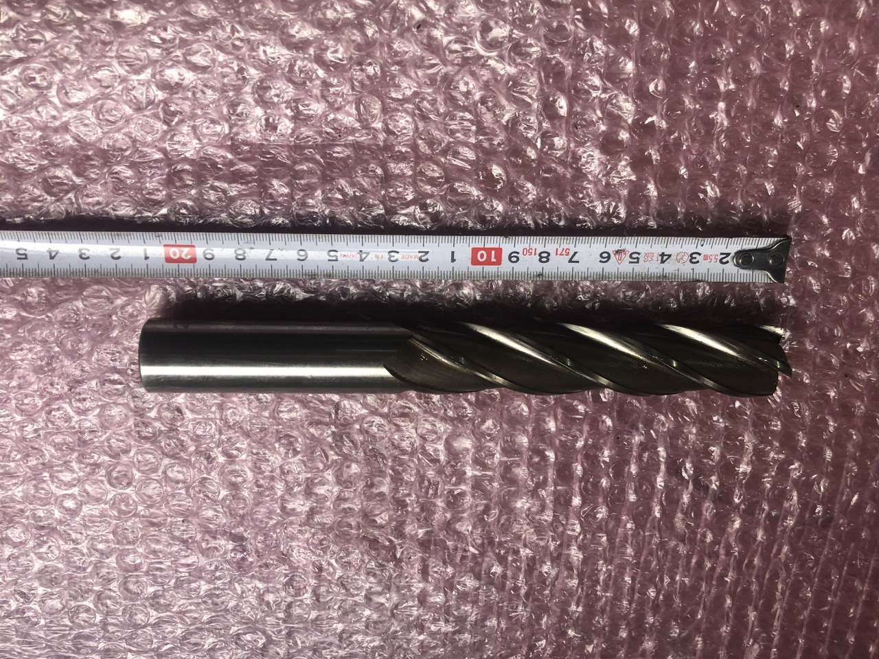 中古エンドミル(スクエア) 【4枚刃/スクエア/エンドミル】φ25　L210ｍｍ 不明