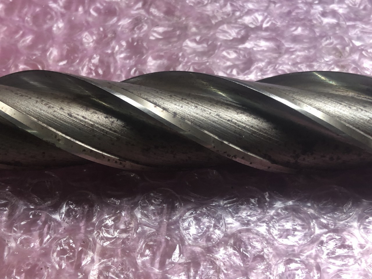 中古エンドミル(スクエア) 【4枚刃/スクエア/エンドミル】HSSシリーズφ25ｘ150　L220ｍｍ 日立ツール