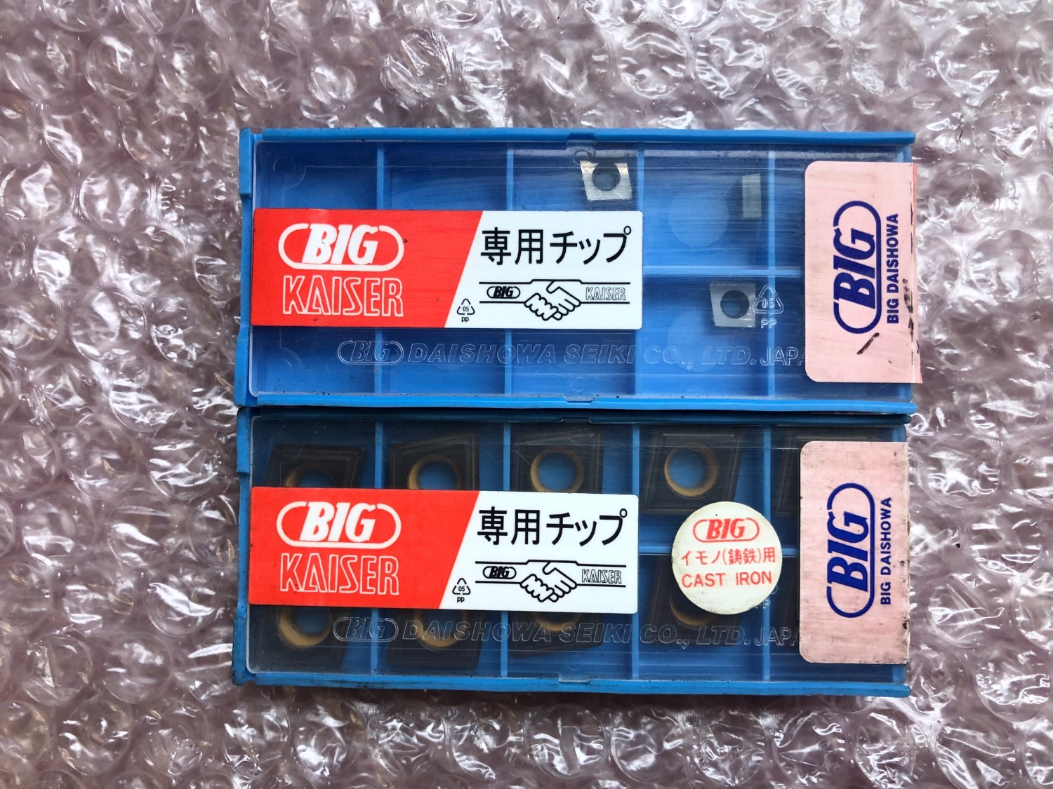 中古インサート（チップ） 【チップ2箱】CCGA060204FN/CCMM120408EFM BIG/ビッグ