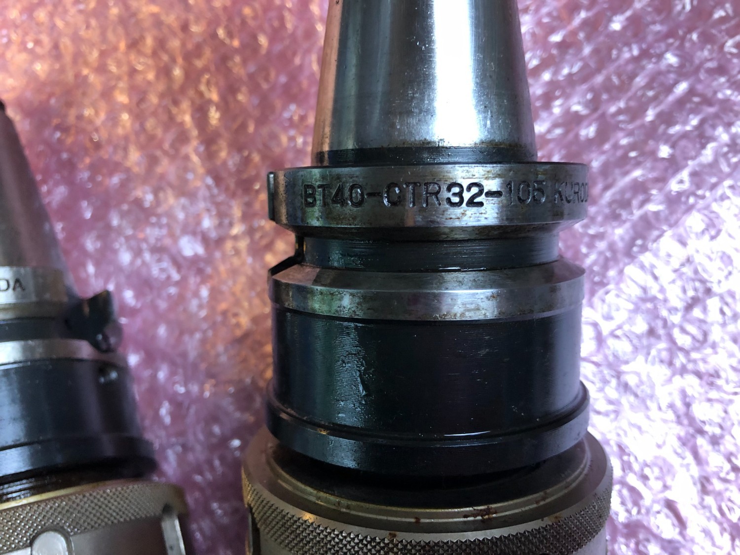 中古BT40 【ミーリングチャック】BT40-CTR32-105 黒田/KURODA