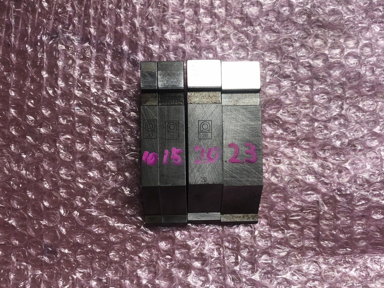 中古上型 【ベンダー金型(パンチ)】L23/20/15/10mm アマダ/AMADA