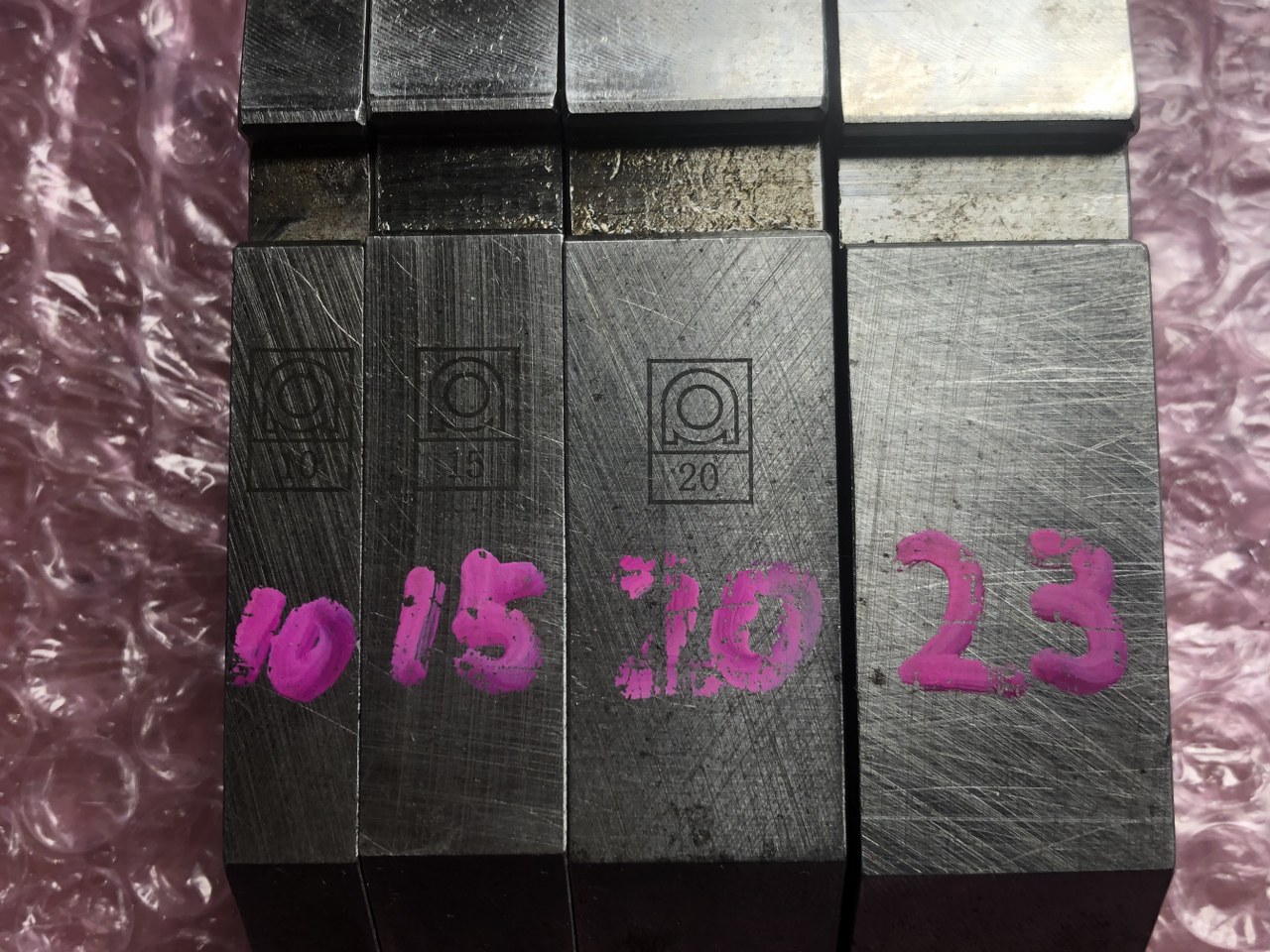 中古上型 【ベンダー金型(パンチ)】L23/20/15/10mm アマダ/AMADA