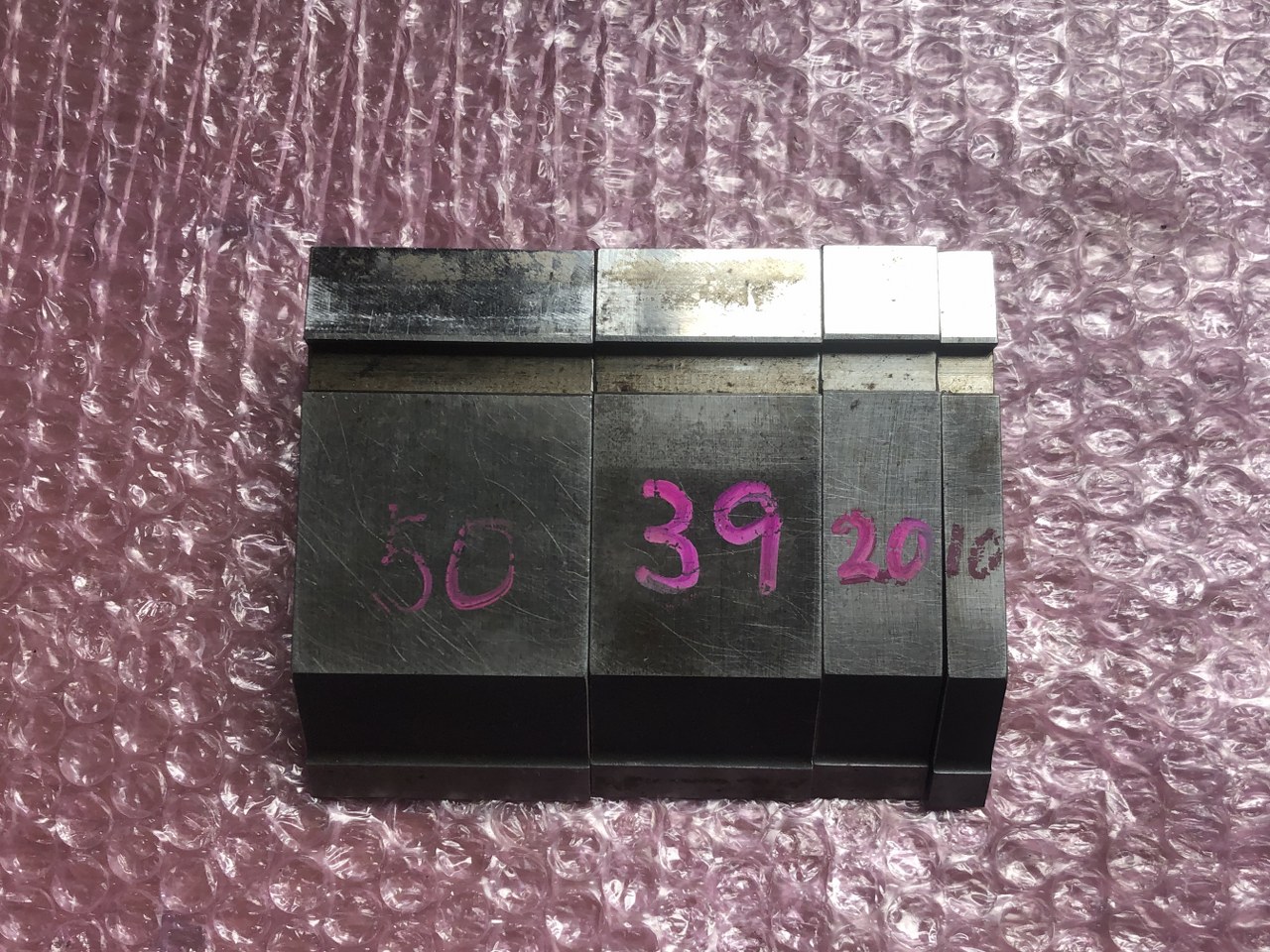 中古上型 【ベンダー金型(パンチ)】L50/39/20/10mm 不明