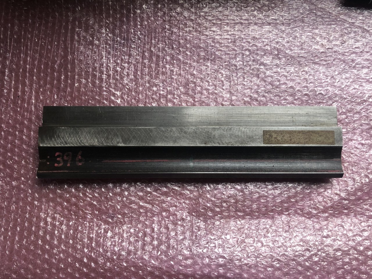中古上型 【ベンダー金型(パンチ)】L396mm 不明