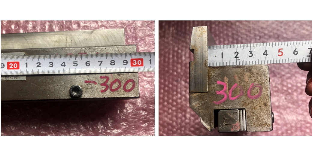 中古下型 【ベンダー金型（ダイ）】L300mm MAKINO