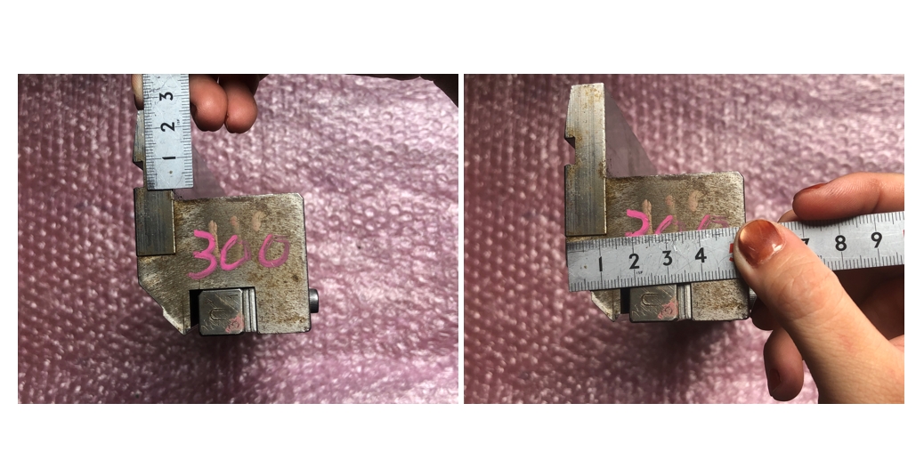 中古下型 【ベンダー金型（ダイ）】L300mm MAKINO