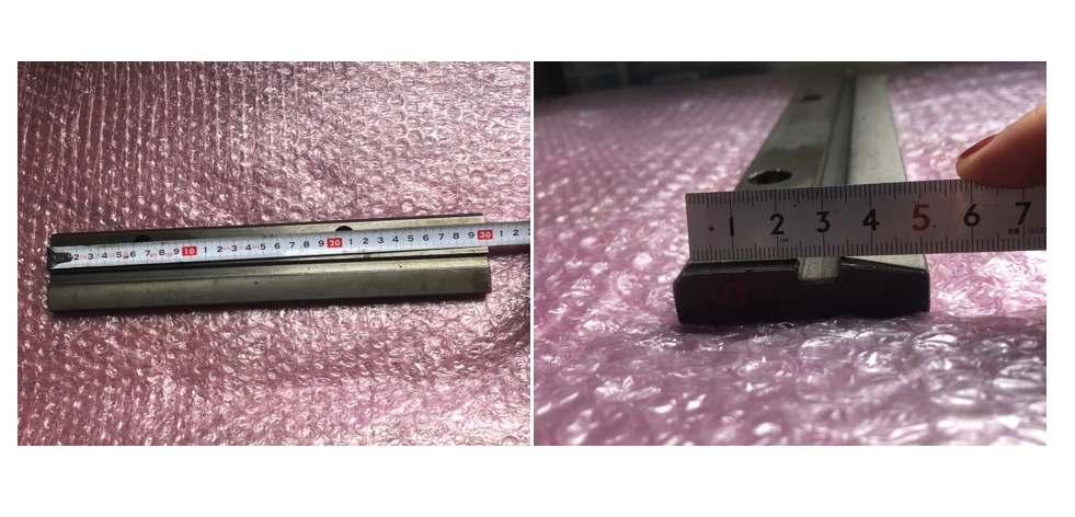 中古上型 【ベンダー金型(パンチ)】L300mm 不明