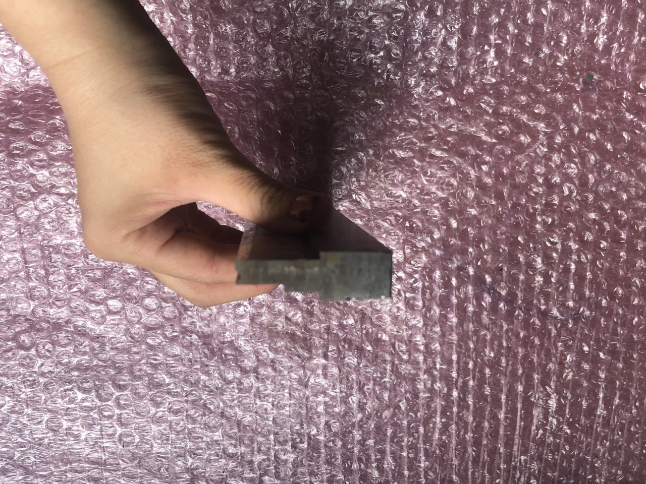 中古下型 【ベンダー金型(1Vダイ）】V3mm　L204mm 不明