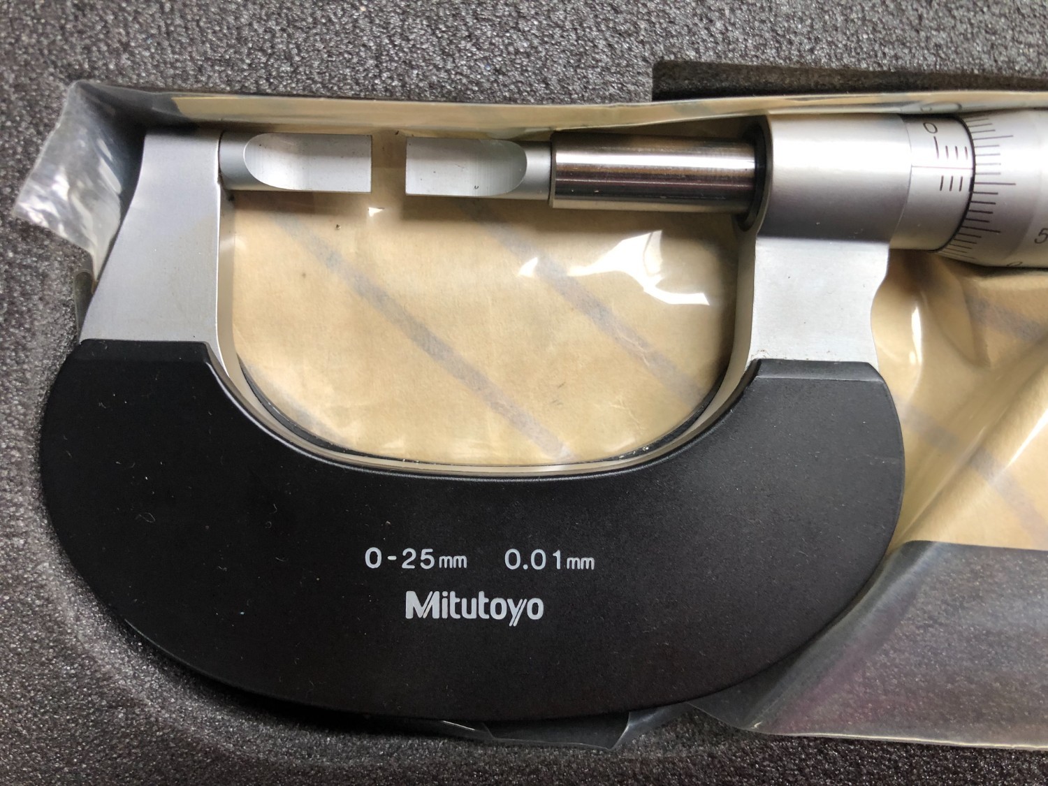 中古外側マイクロメーター 【直進式ブレードマイクロメータ】BLM-25(122-101) ミツトヨ/Mitutoyo