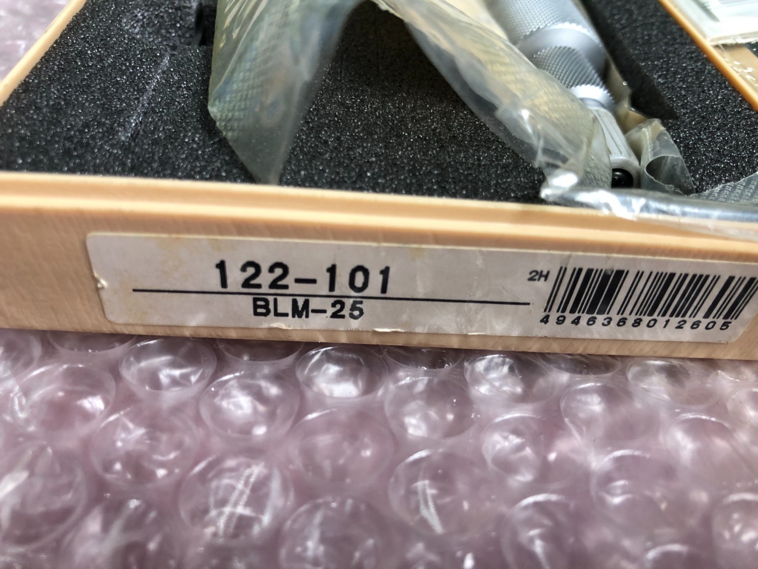 中古外側マイクロメーター 【直進式ブレードマイクロメータ】BLM-25(122-101) ミツトヨ/Mitutoyo