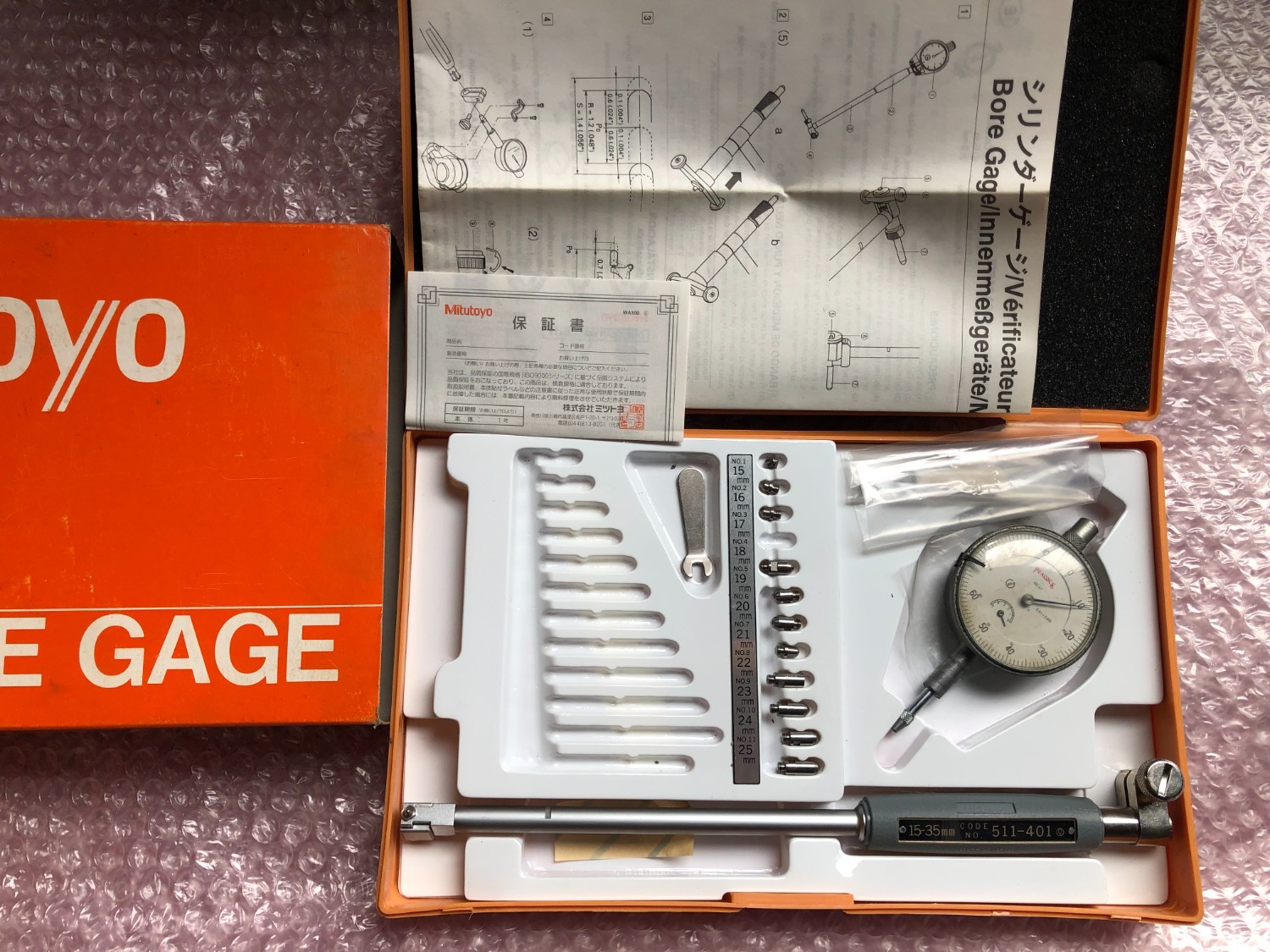 中古その他ゲージ 【シリンダゲージ】CGF-35(511-401) ミツトヨ/Mitutoyo