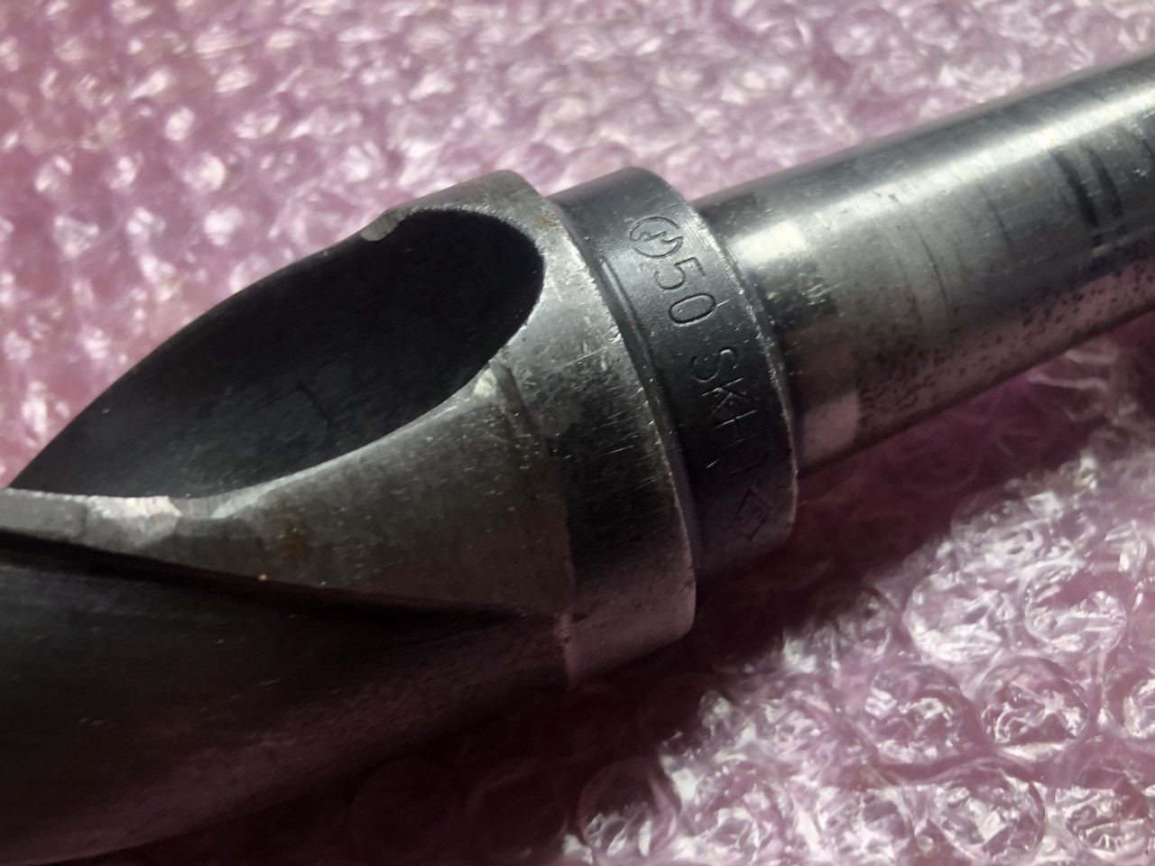 中古テーパ―シャンクドリル 【テーパーシャンクドリル】SKH9シリーズφ50 不明