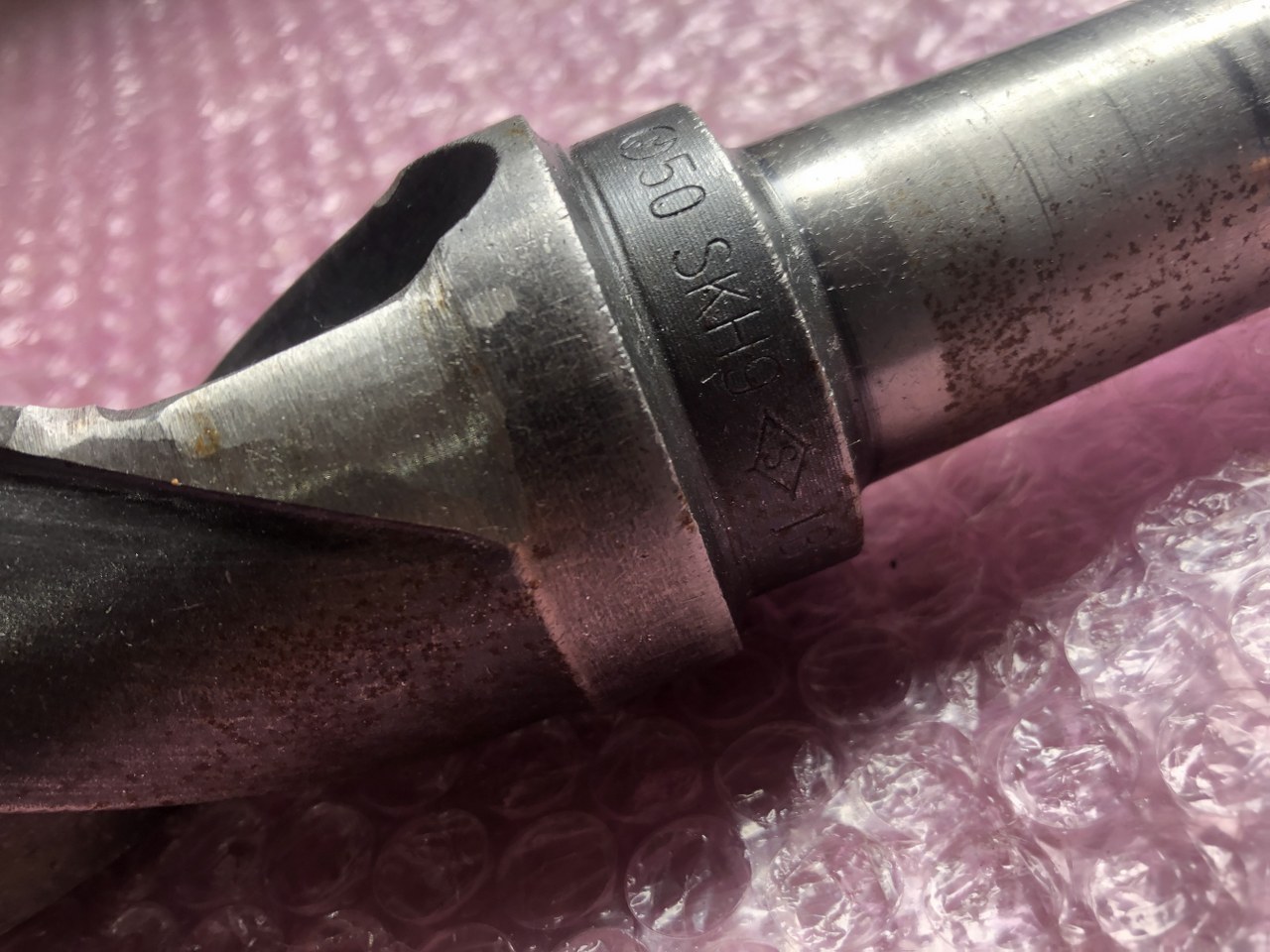 中古テーパ―シャンクドリル 【テーパーシャンクドリル】SKH9シリーズφ50 不明