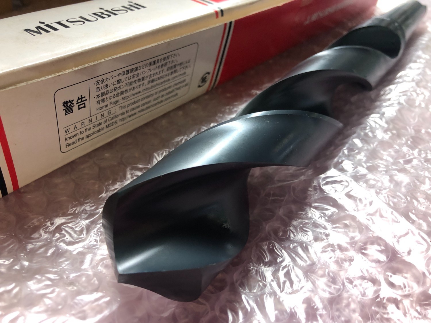 中古テーパ―シャンクドリル 【テーパーシャンクドリル】φ38 三菱/MITSUBISHI