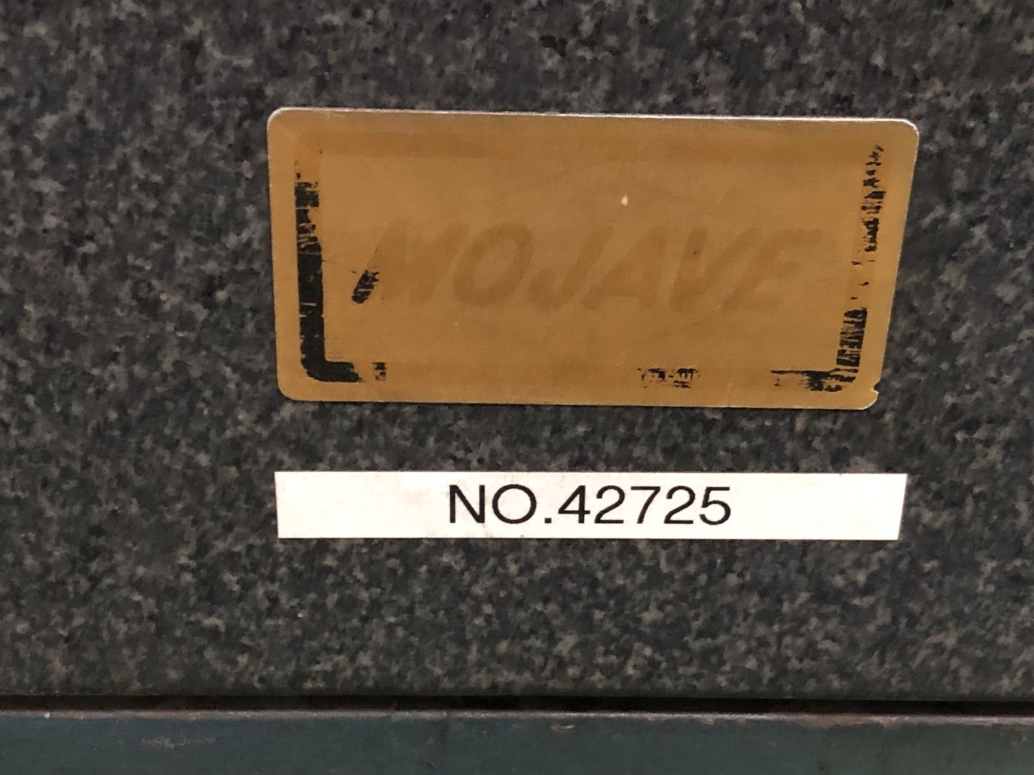 中古石定盤（セラミックも含む） 【石定盤】910x605x130(mm) MOJAVE