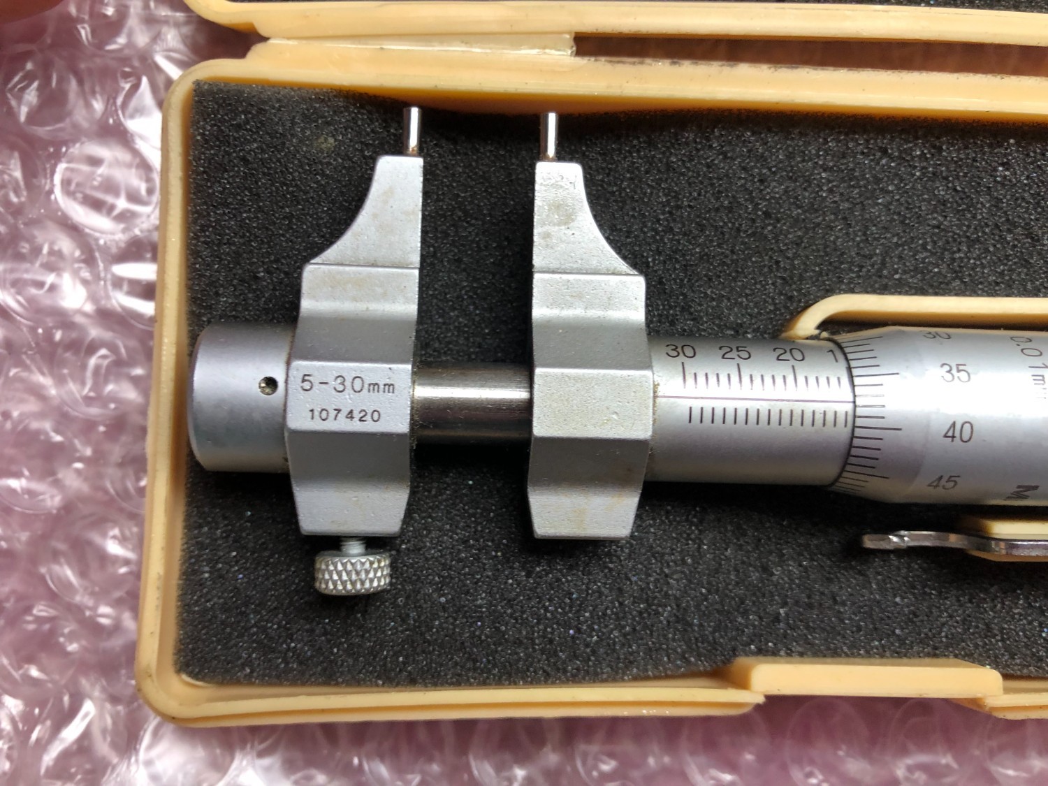中古Outside micrometer 【キャリパー形内側マイクロメータ】IMP-30(145-185) ミツトヨ/Mitutoyo