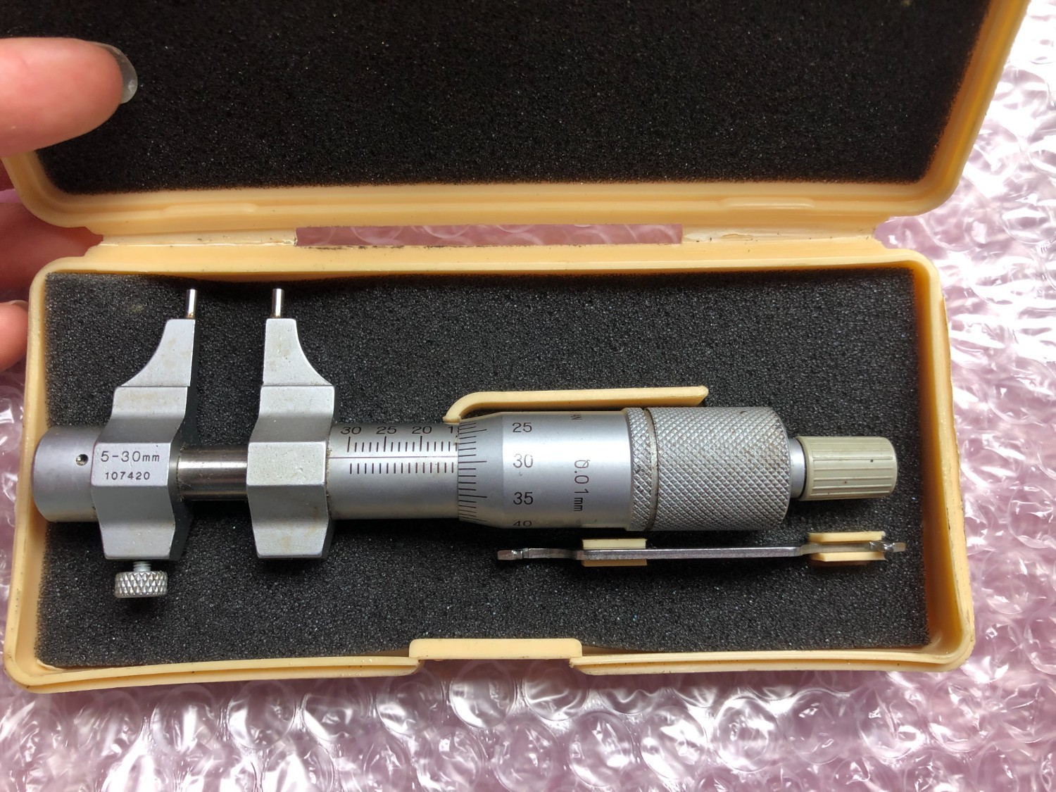 中古Outside micrometer 【キャリパー形内側マイクロメータ】IMP-30(145-185) ミツトヨ/Mitutoyo