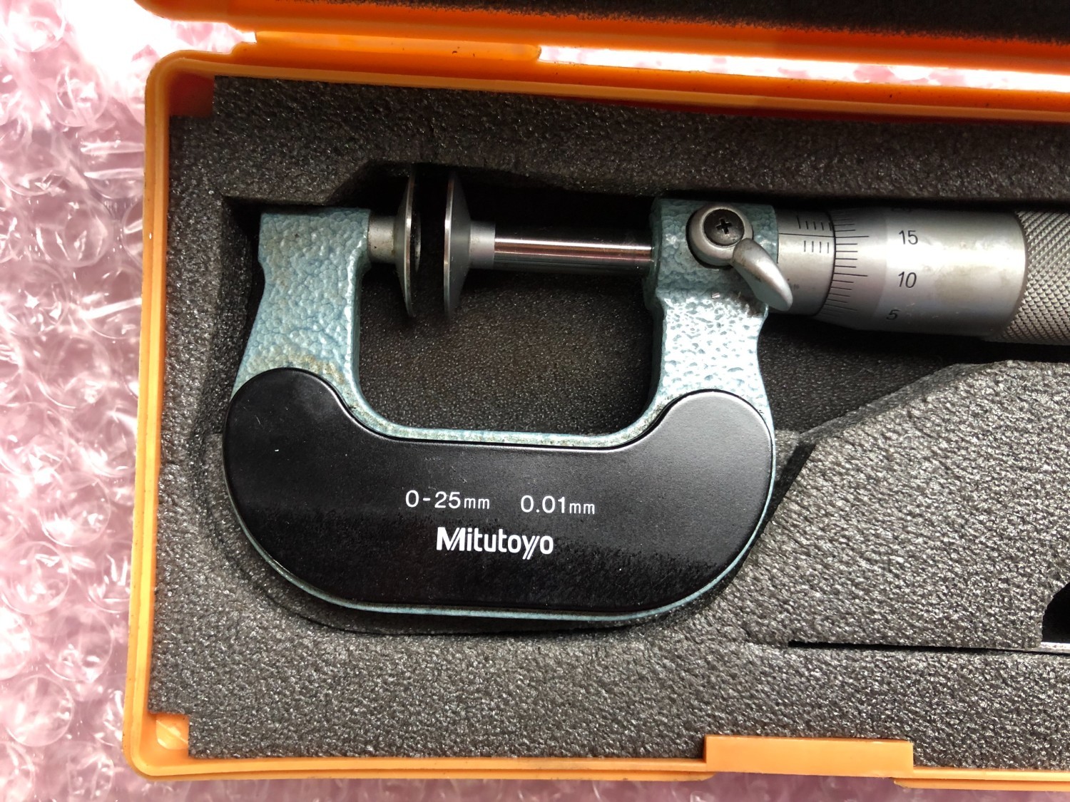 中古外側マイクロメーター 【歯厚マイクロメータ】GMA-25(125-101) ミツトヨ/Mitutoyo