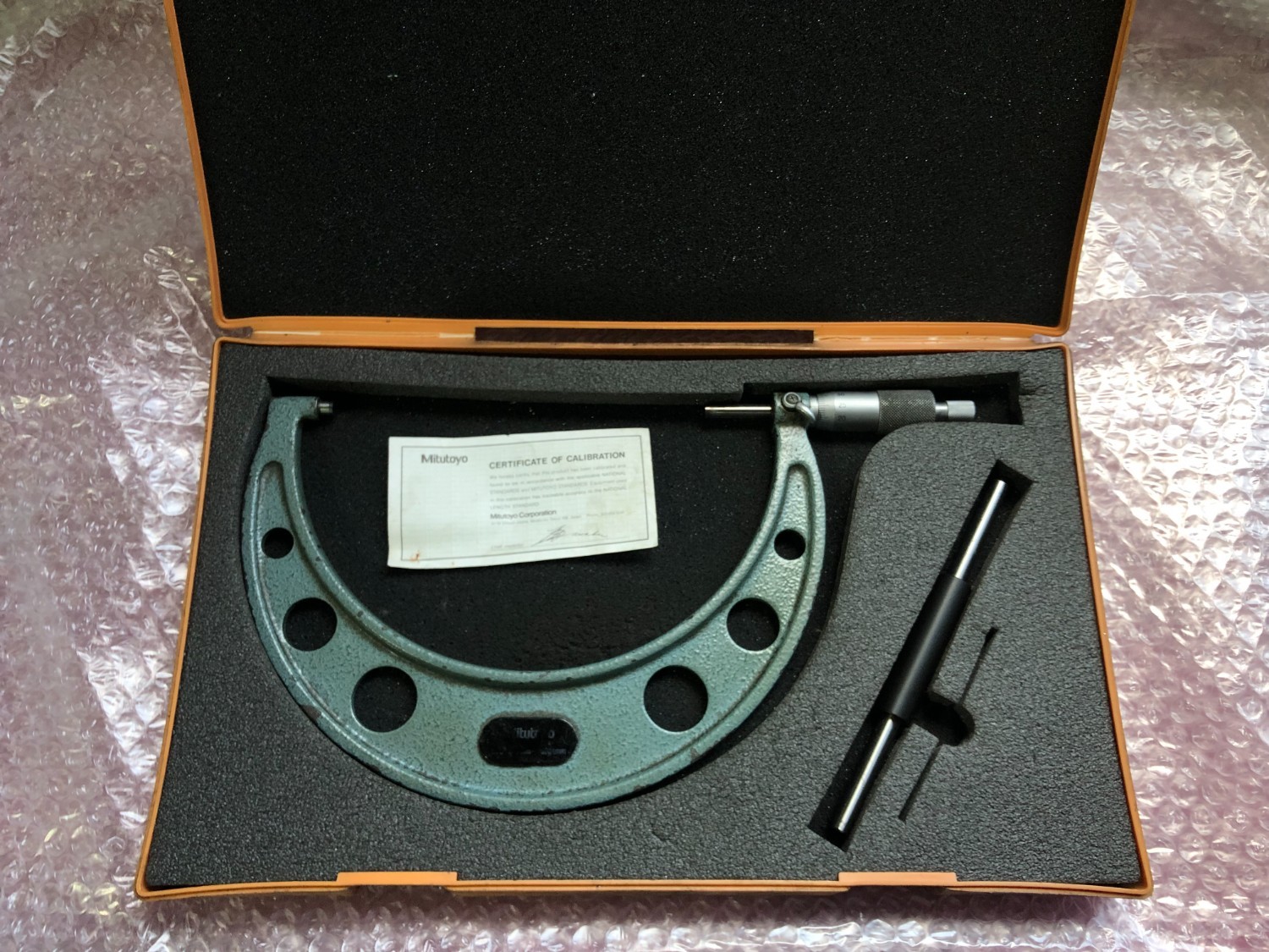中古Outside micrometer 【標準外側マイクロメータ】OM-175(103-143) ミツトヨ/Mitutoyo