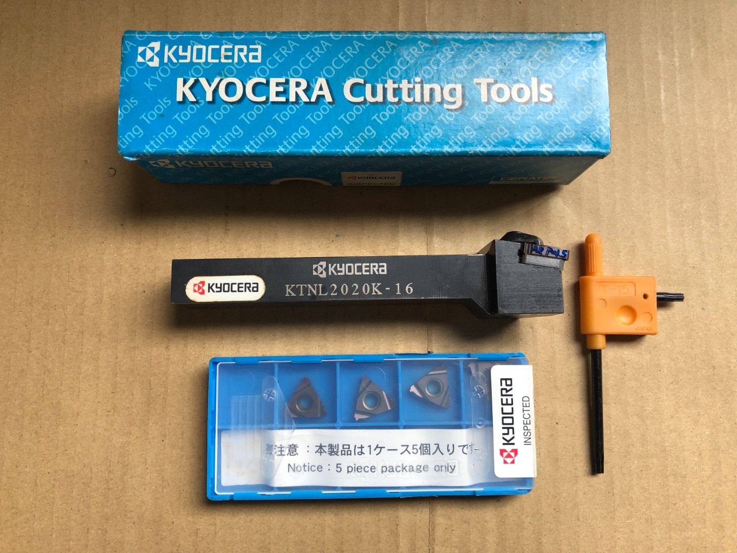 中古その他ねじ切り・ネジ造形工具 【ねじ切りホルダ】KTNL2020K-16  京セラ