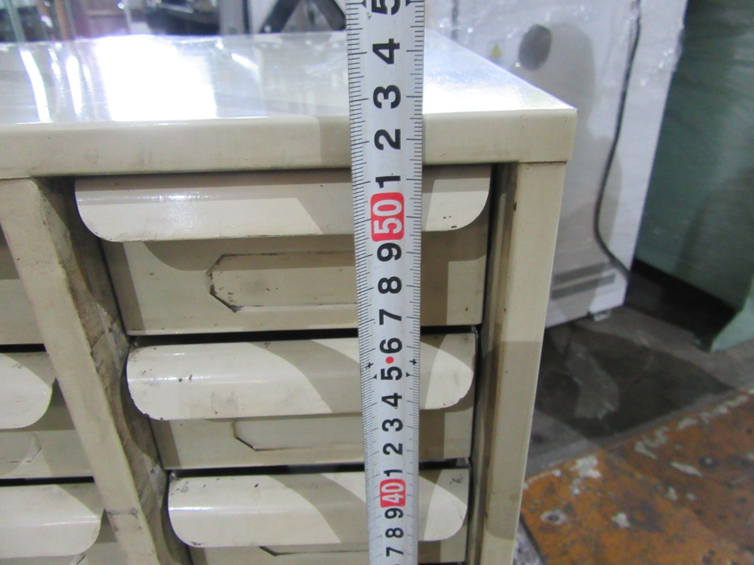 中古キャビネット類 【パーツキャビネット】W420xD310xH525(mm) バンラック/VANLACK