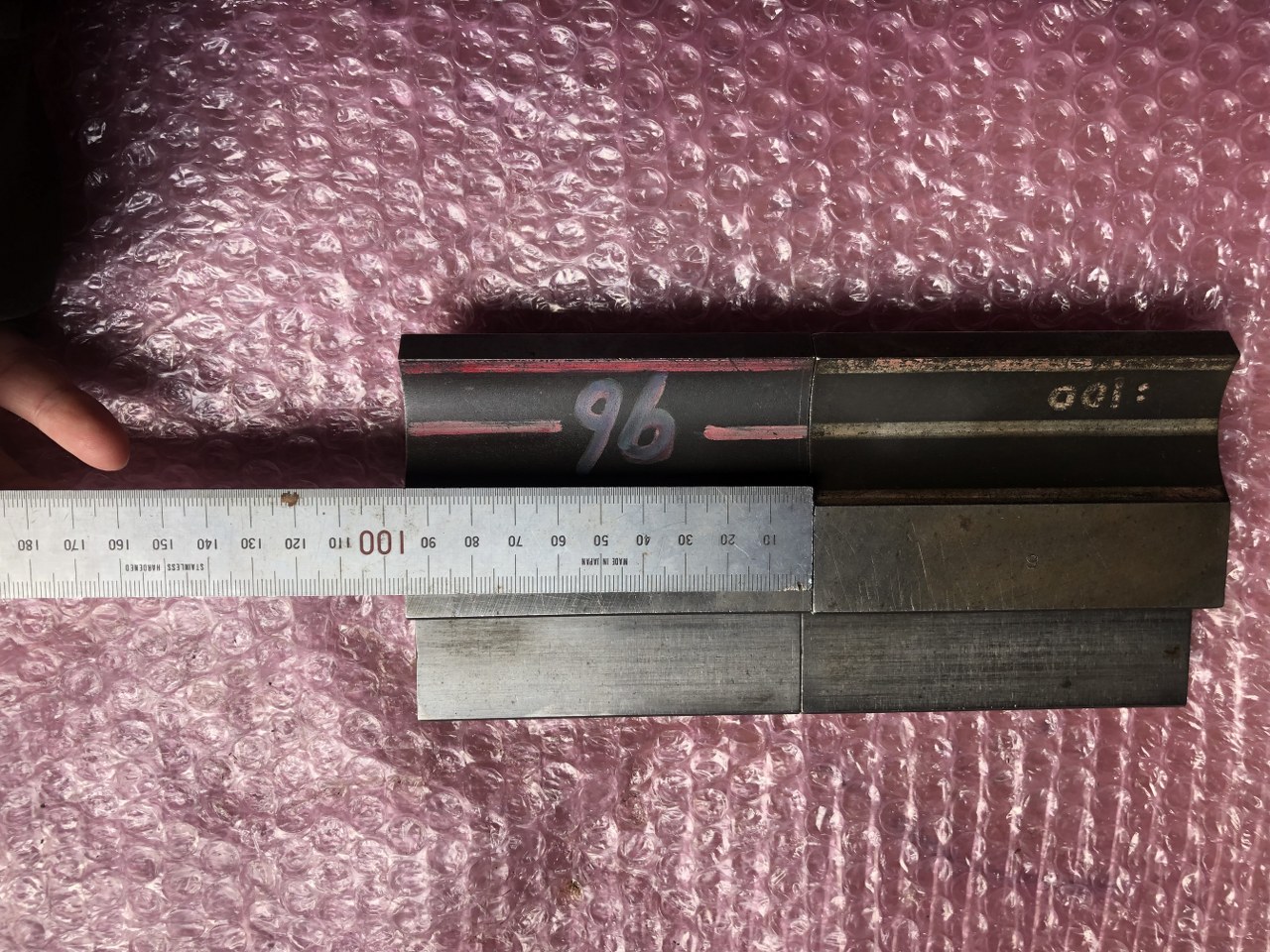 中古上型 【ベンダー金型（パンチ）】96/100ｍｍ　 不明