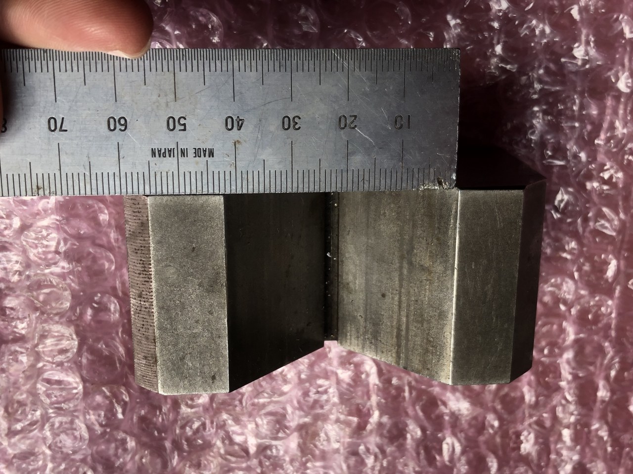 中古ブロック類 【Vブロック】W78xD40xH40(mm)　V42　 不明