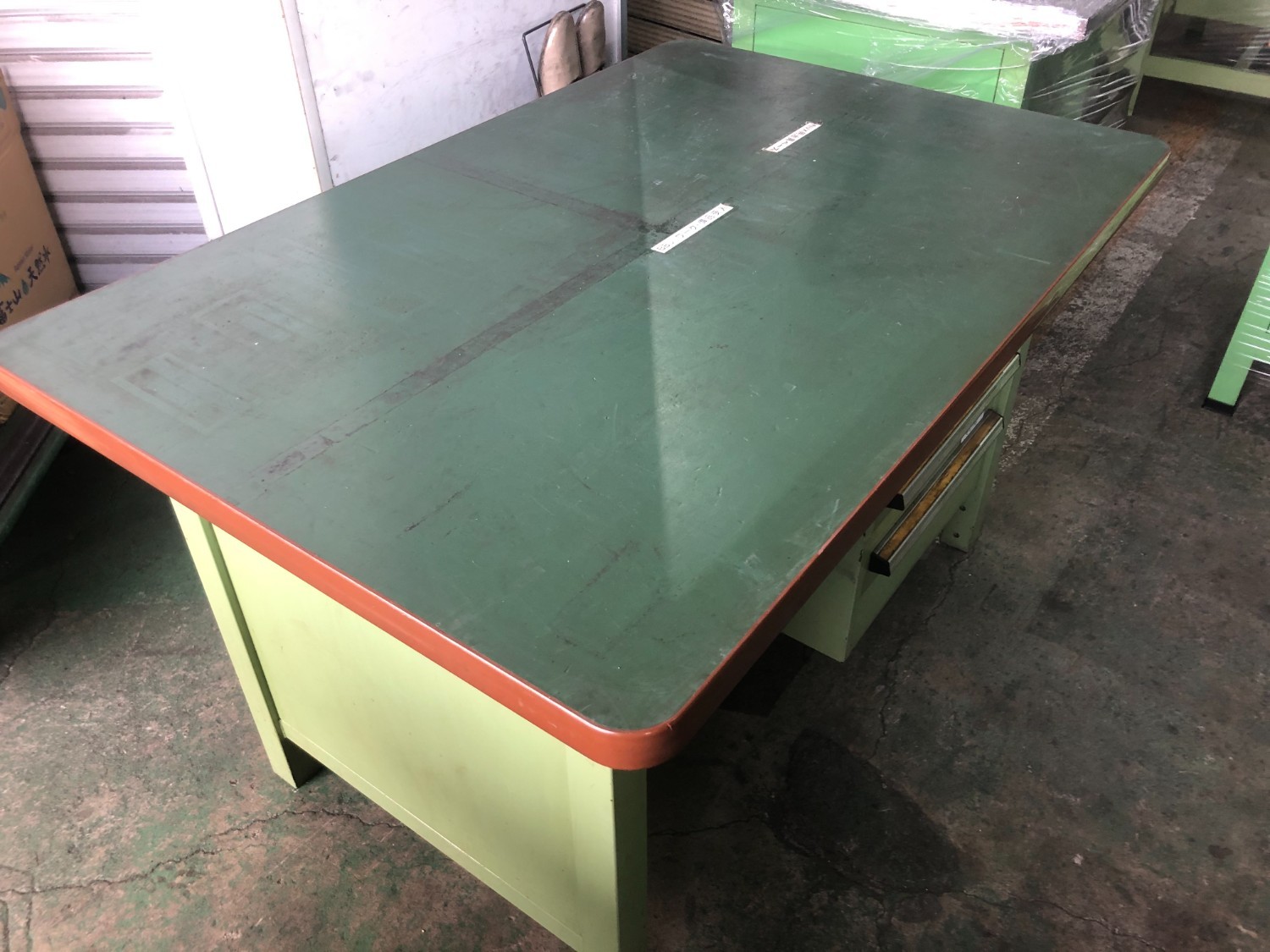 中古作業机 【作業台】W1200xD800xH695(mm) サカエ/SAKAE