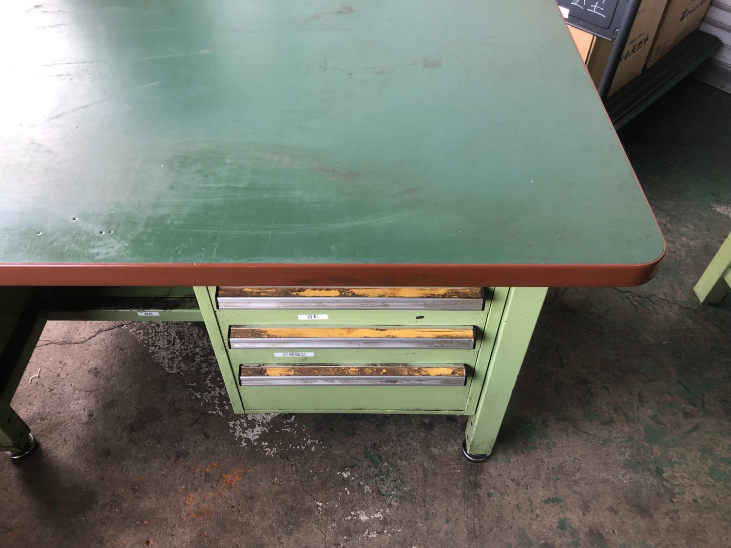 中古作業机 【作業台】W1200xD800xH730(mm) サカエ/SAKAE