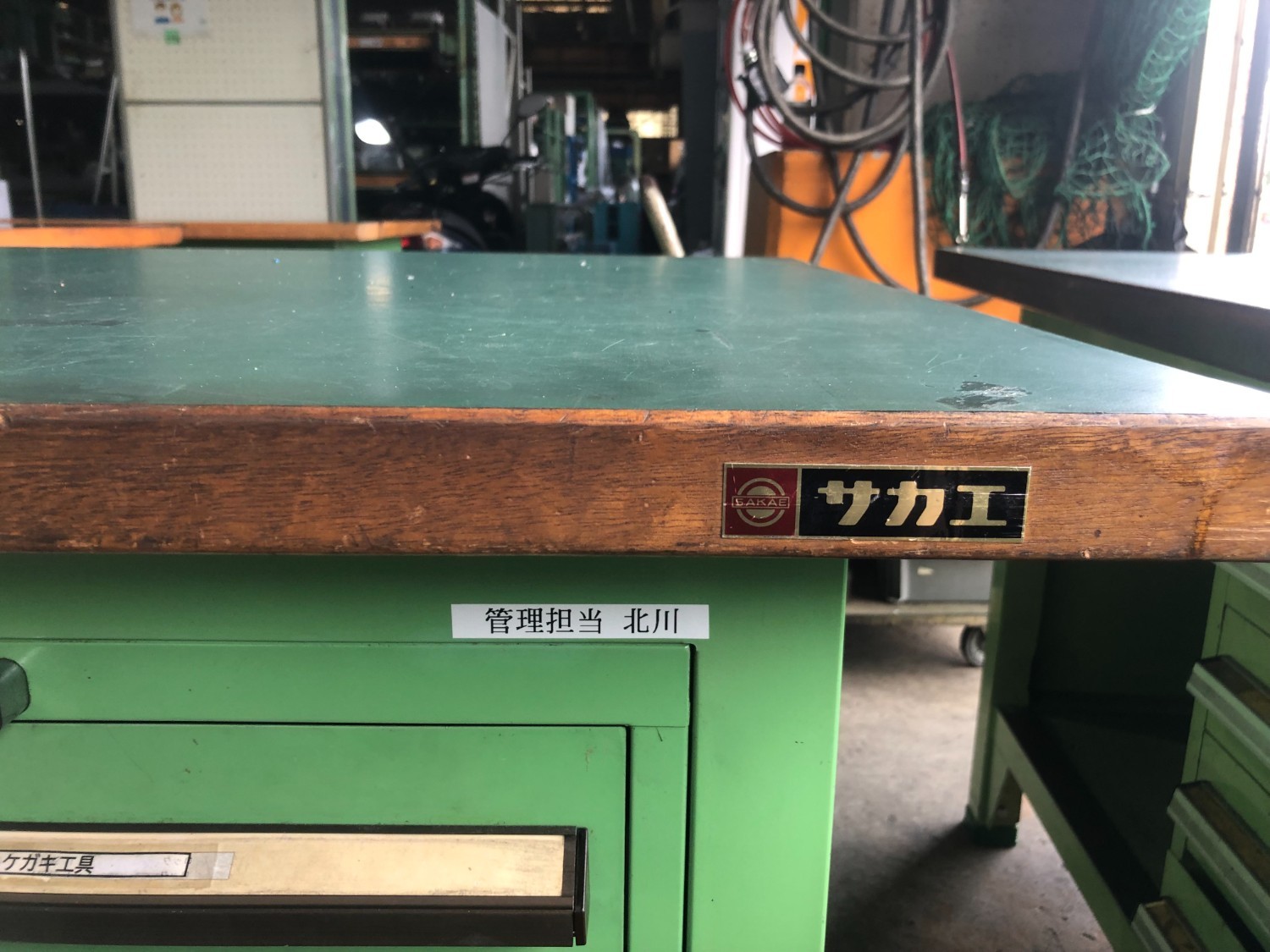 中古作業机 【作業台】W1200xD800xH740(mm) サカエ/SAKAE