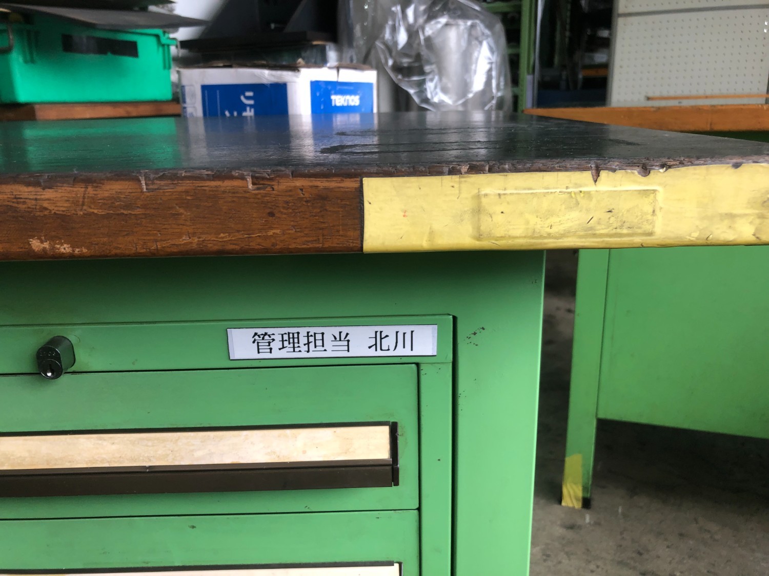 中古作業机 【作業台】W1200xD800xH740(mm) 不明