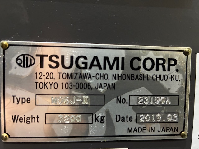 中古NC旋盤 M06J-Ⅱ ツガミ