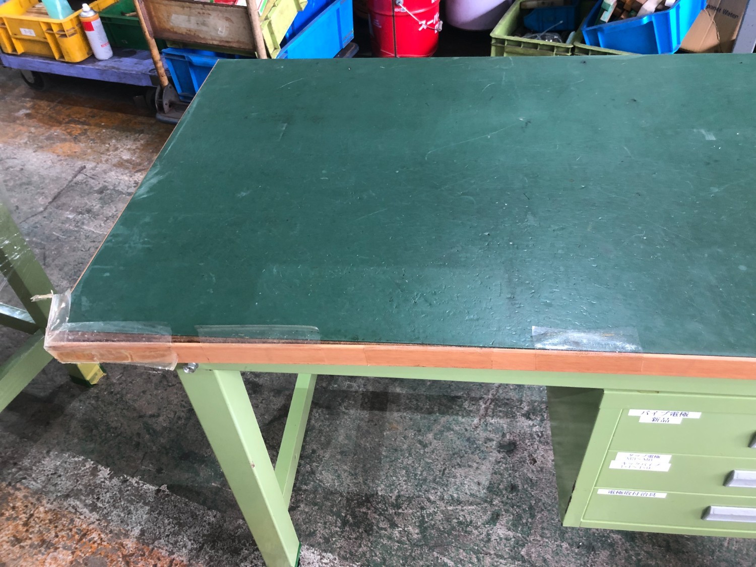 中古作業台・叩き台 作業台 サカエ