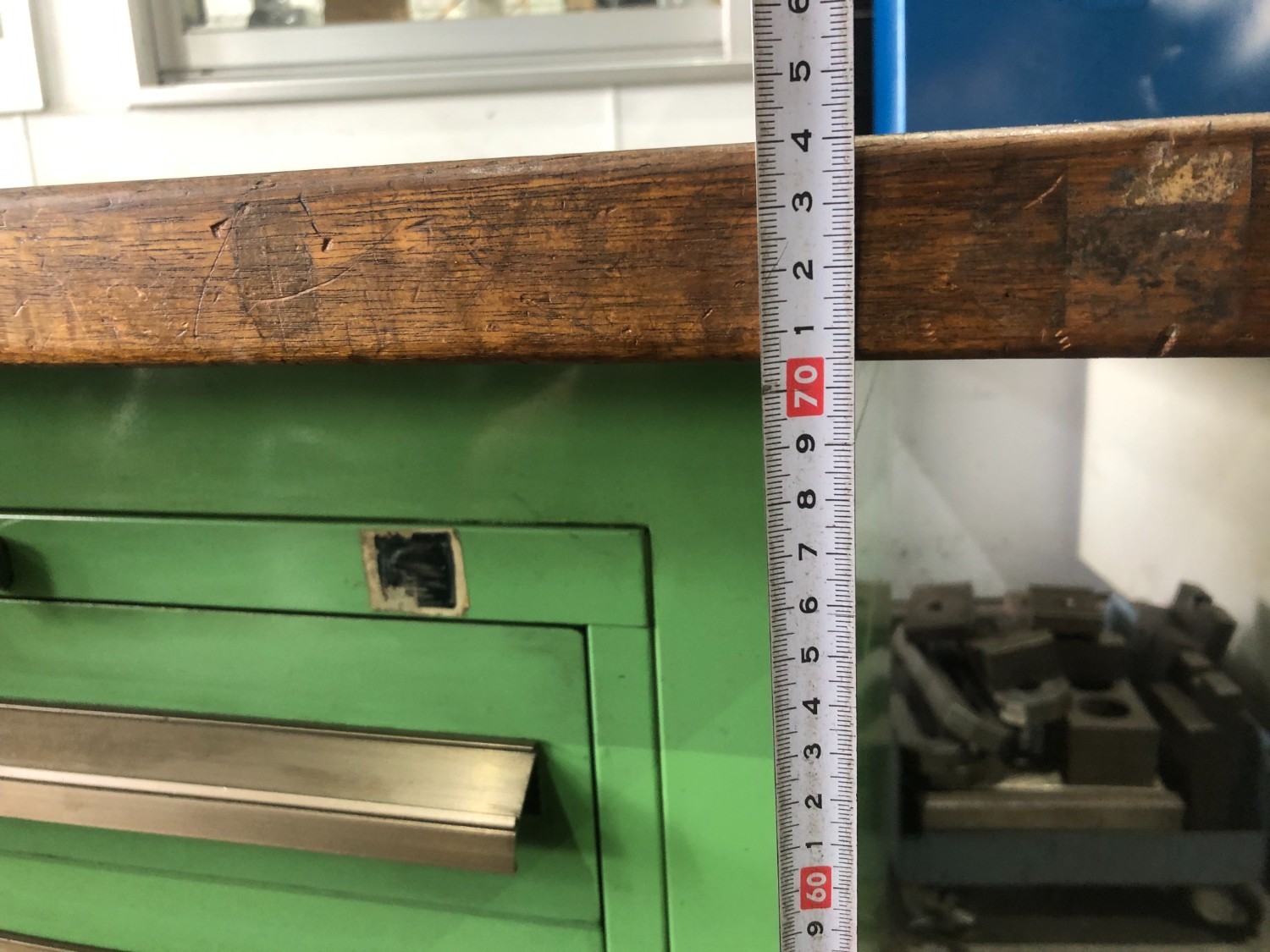 中古作業台・叩き台 作業台　 サカエ