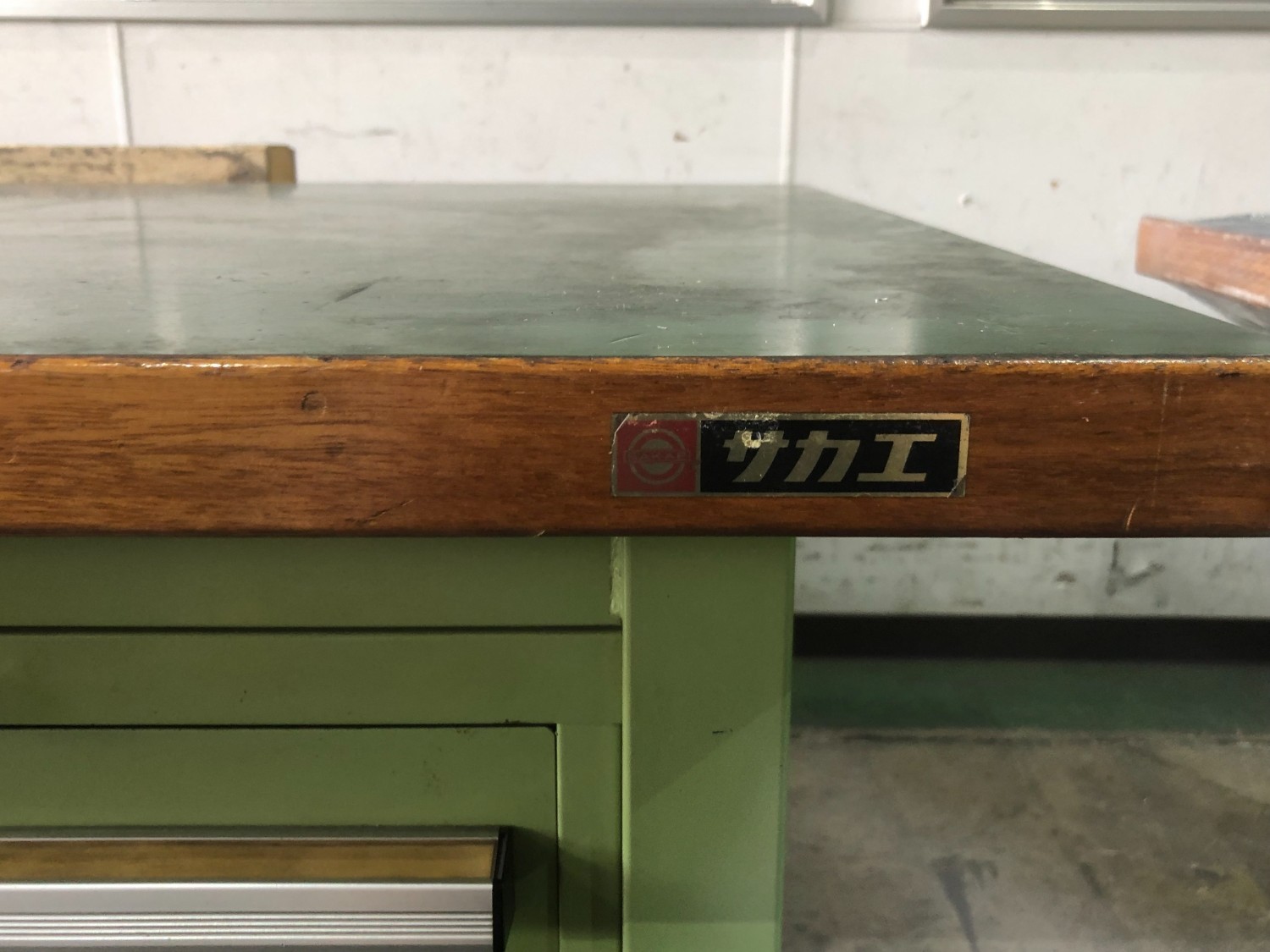 中古作業台・叩き台 作業台 サカエ