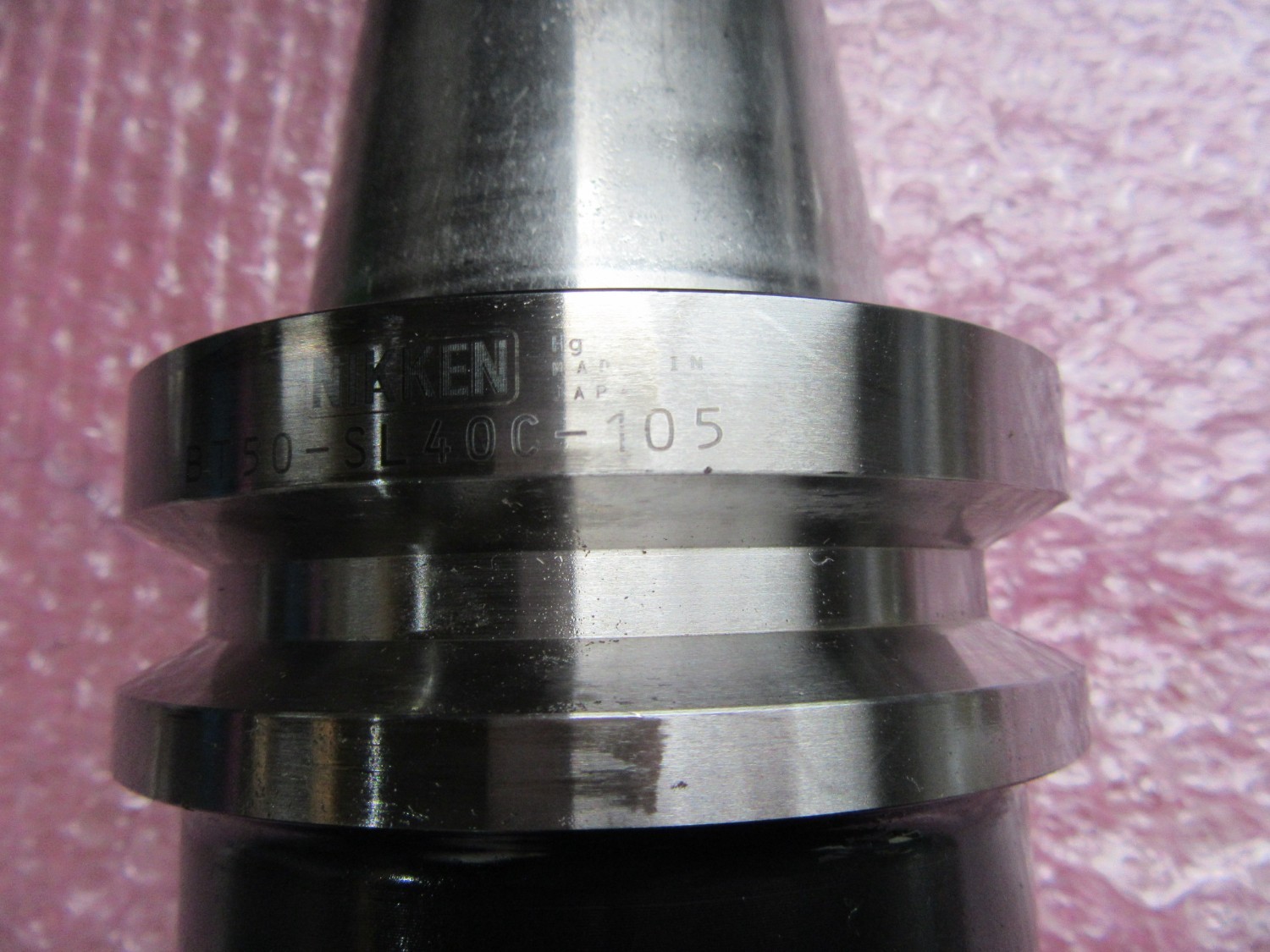 中古BT50 【高圧センタスルーサイドロックホルダ】BT50-SL40C-105  日研 