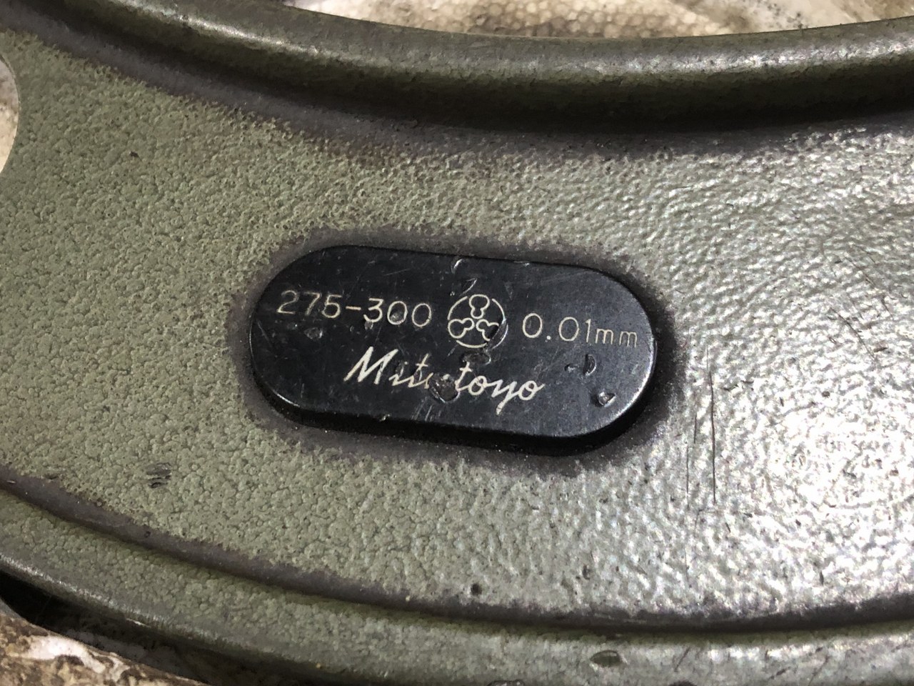 中古Outside micrometer 【外側マイクロメーター】275-300mm　(0.01mm) ミツトヨ/Mitutoyo