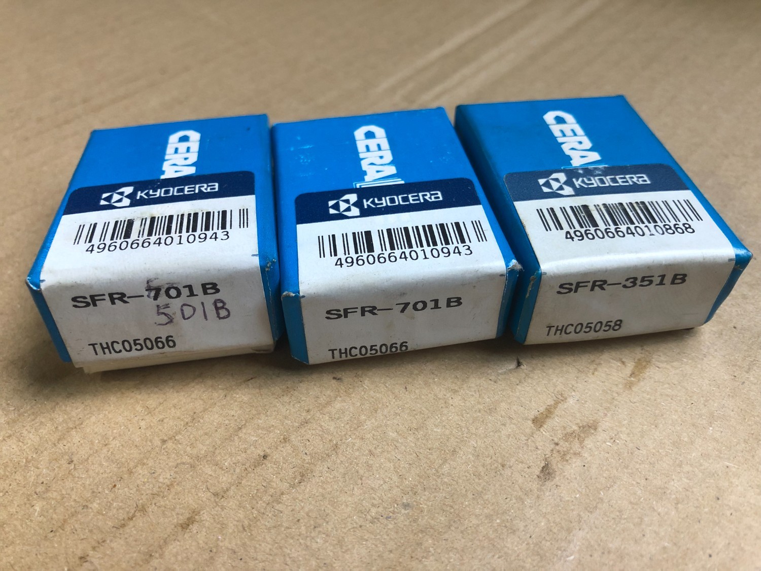 中古その他ねじ切り・ネジ造形工具 【ホルダブレード4個】SFR-701B,SFR351B  京セラ