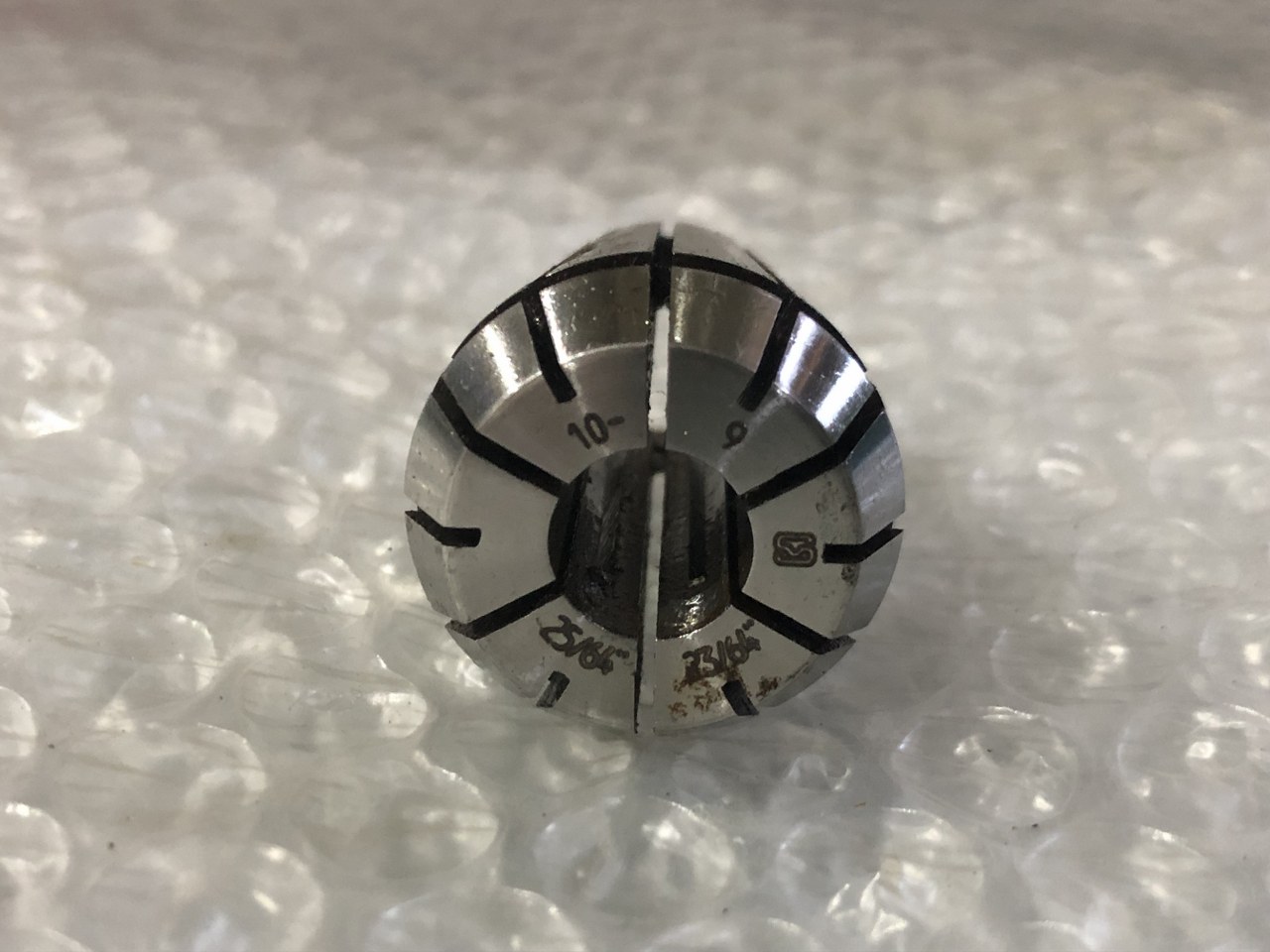 中古スプリングコレット 【スプリングコレット】外径10 内径9 不明