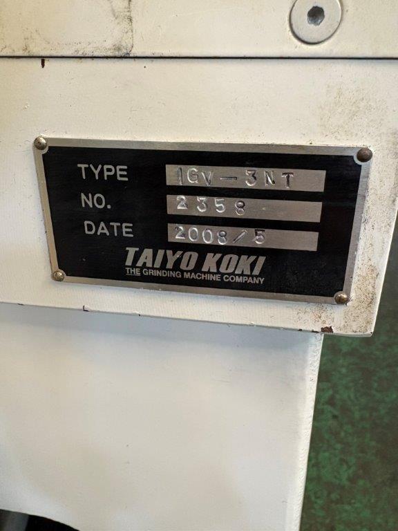 中古その他NC研削盤 IGV-3NT　（NC立型研削盤） 太陽工機