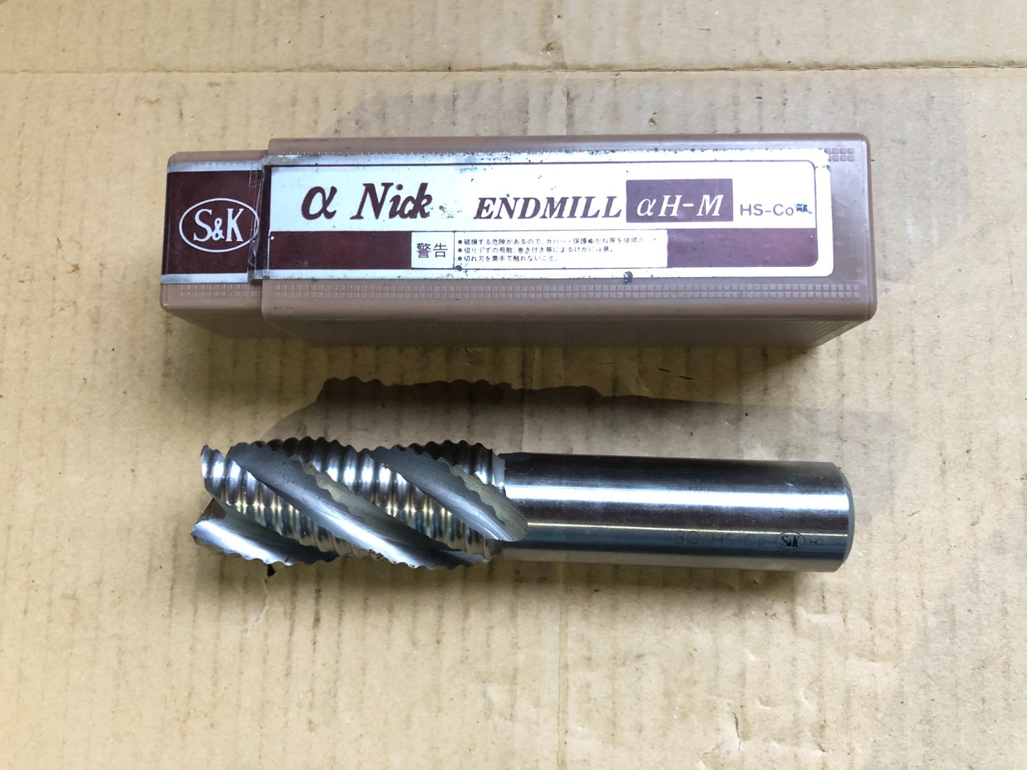 中古エンドミル(スクエア) 【エンドミル 4枚刃】φ30Hs-Co S&K